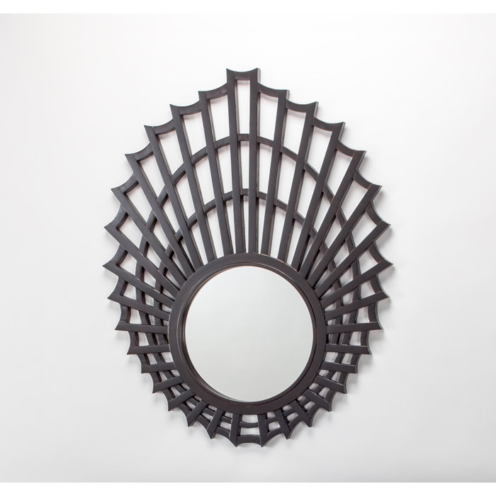 Artmax Asymmetrical Wood Wall Mirror Wayfair